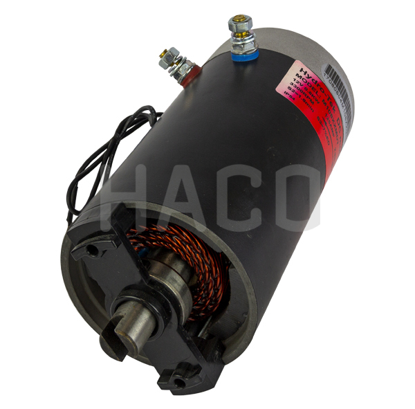 Motor 0,8KW 12V Abierto, conexion hembra CW HACO