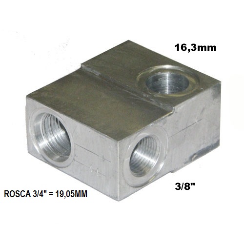 Bloque vlvula  3/4'' HACO