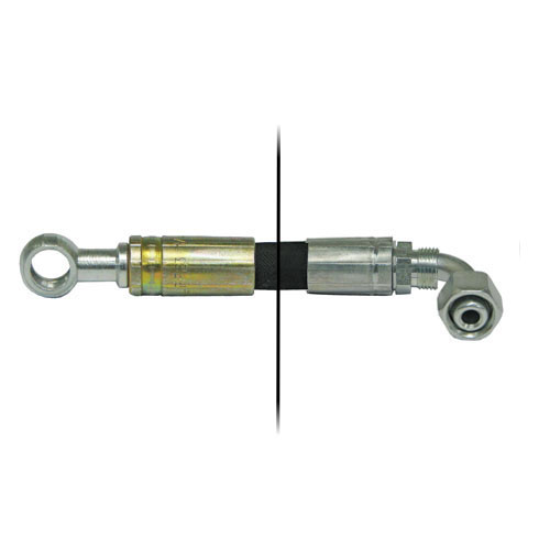 Latiguillo / tubo flex. O=10 / T=M12 90 L=0550mm HACO